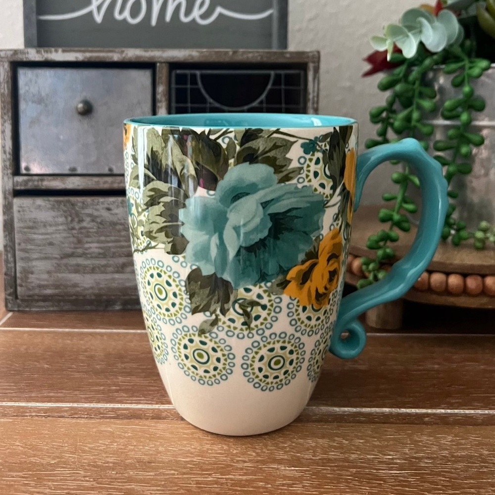 New Pioneer Woman Shadow Rose Jumbo mug